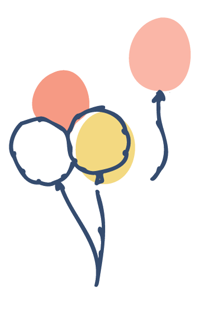 風船のイラスト