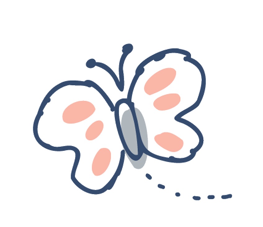 ちょうちょのイラスト