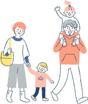 家族連れ1